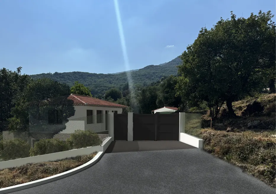 Construction d'une villa et piscine à Carros par APC Architectes à Callian