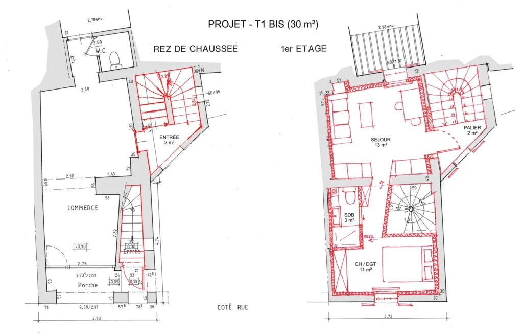 Rénovation d'une maison de village à Seillans par APC Architectes à Callian